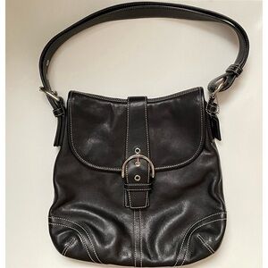 Authentic Coach Soho double flap shoulder bag